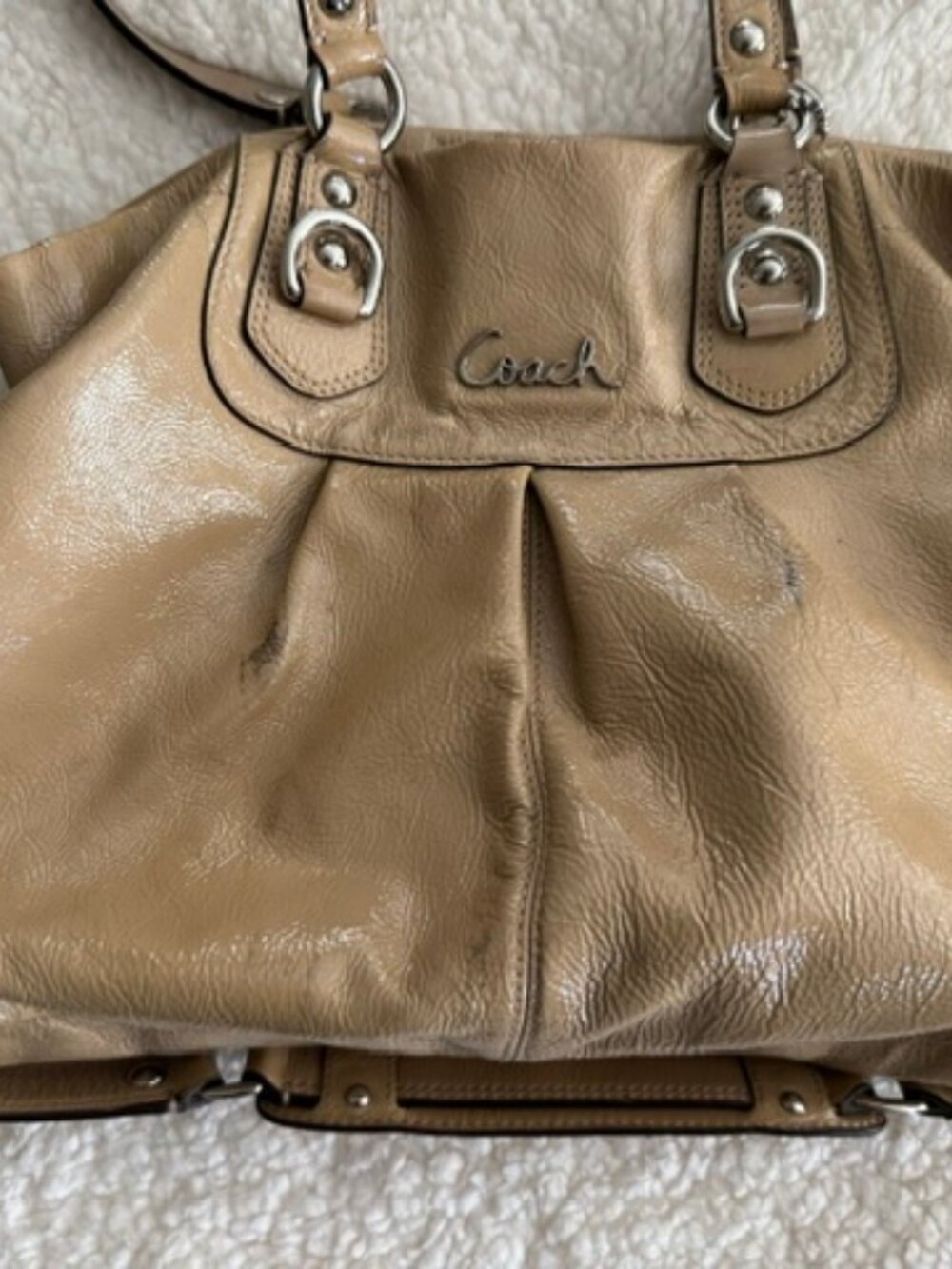 Leather Coach Bag